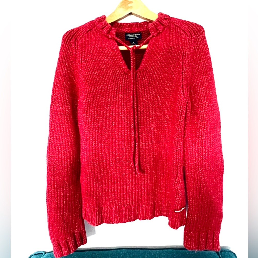 American 🦅 Chunky Knit sweater 🧶 - Picture 3 of 7